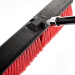 Alpine Industries 24 in. Red Indoor Outdoor Push Broom, 3-Pack thumbnail 3