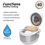 AROMA Professional 12-Cup Digital Rice Cooker and Multi-Cooker with Ceramic Inner Pot, White thumbnail 4