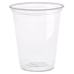 DART 16 oz. PET Ultra Clear Squat Disposable Cold Cups, Clear (1000/Carton) thumbnail 1