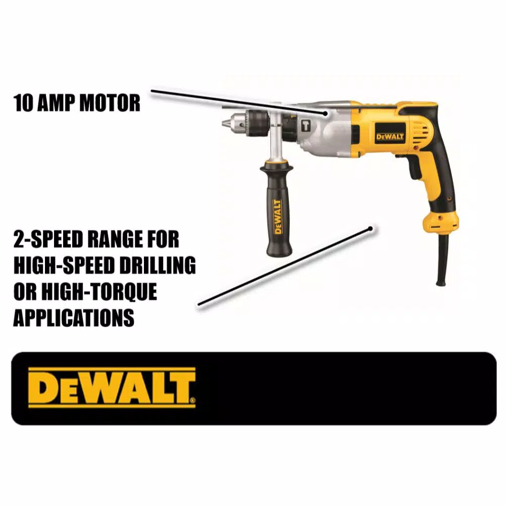 DEWALT 1/2 in. 10 Amp Variable Speed Reversible Hammer Drill