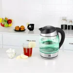 KALORIK 7.5-Cup Glass Electric Kettle with LED Temperature Illumination and Keep Warm Setting thumbnail 6