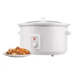 Brentwood Appliances Brentwood 8 Qt. White Slow Cooker with Removable Ceramic Pot and Glass Lid thumbnail 7