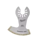 Milwaukee 2-1/2 in. Diamond Grit Segment Boot Oscillating Multi-Tool Blade, Universal Fit thumbnail 1