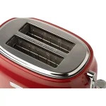 Haden Dorset 1500W 2-Slice Wide Slot Retro Toaster - Red thumbnail 5