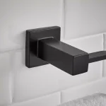 Glacier Bay Farrington Matte Black Towel Ring thumbnail 5