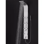 AKDY 65 in. Stainless Steel 8-Jet Rainfall Waterfall Shower Panel System with Handheld Wand thumbnail 4