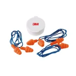 3M Corded Reusable Ear Plugs, Tri-Flange Design, 25 dB NRR (Case of 10 Packs, 30 Pairs Total) thumbnail 3