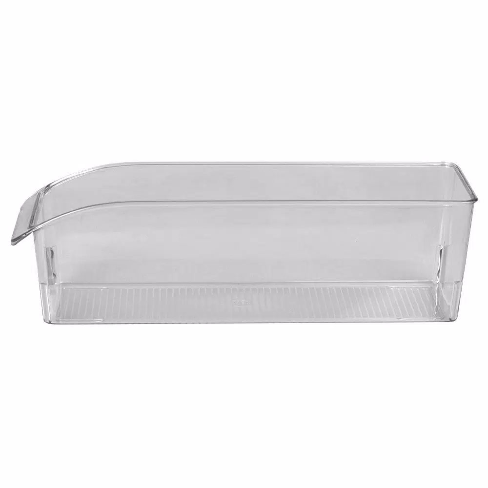 Unbranded Nestable Multi-Purpose Large Clear Plastic Fridge Bin, Shatter-Resistant Organizer