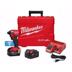 Milwaukee M18 FUEL 1/4 in. Hex Impact Driver Kit with (2) 5.0 Ah Batteries & Charger, ONE-KEY thumbnail 1