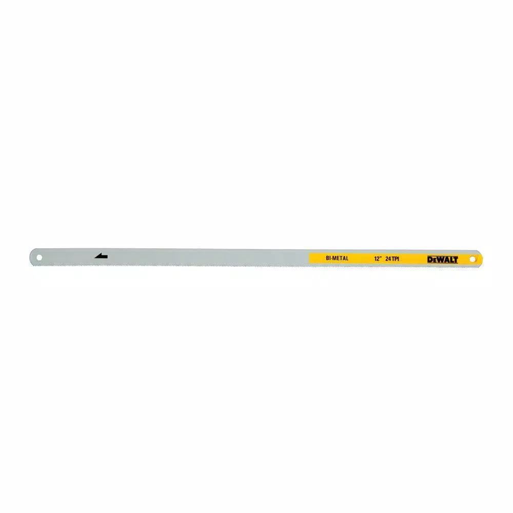 DEWALT 12 in. Bi-Metal Hacksaw Blades, 24 TPI (2-Pack)