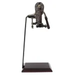 Epicureanist Connoisseur Dark Wood Wine Opener and Iron Stand thumbnail 3