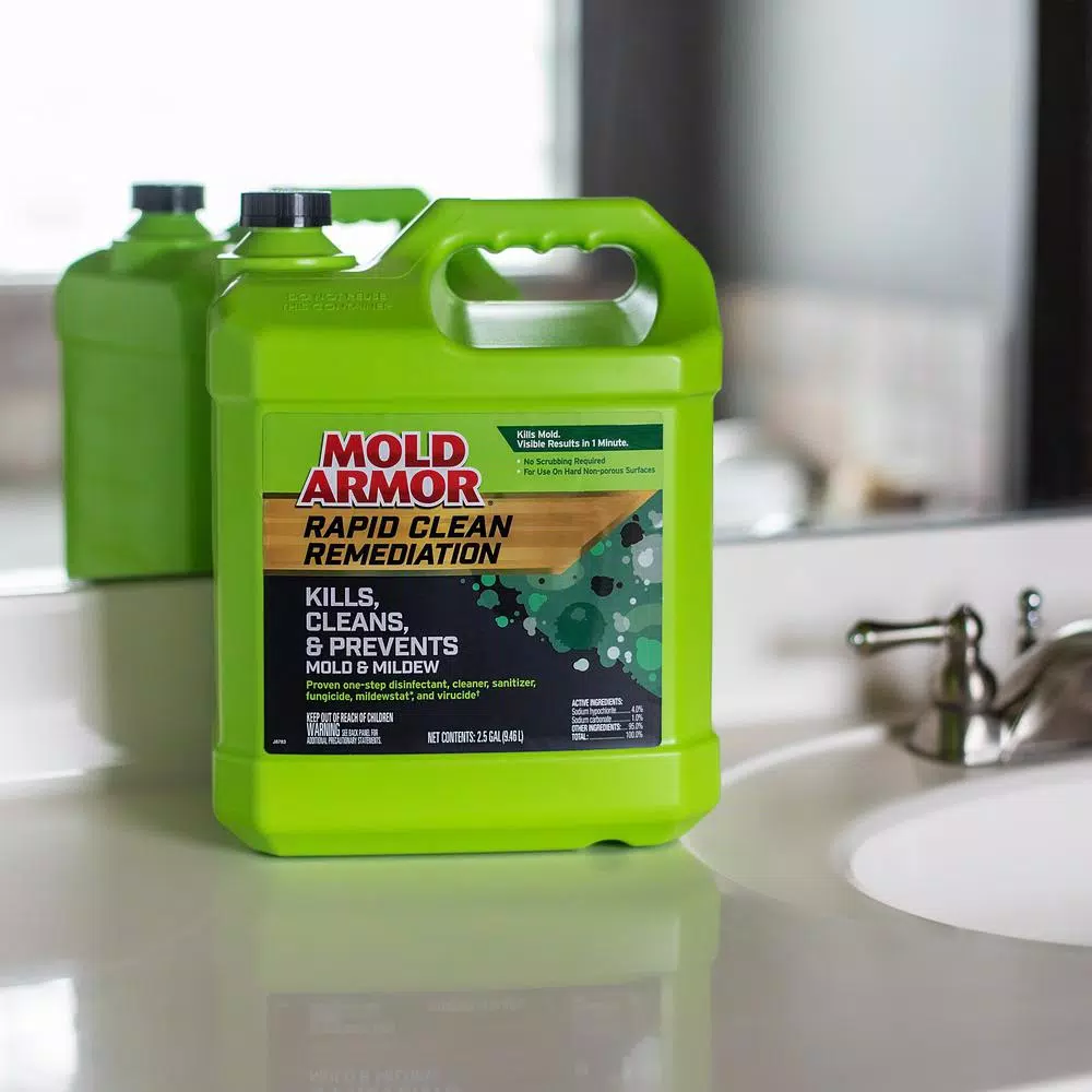 Mold Armor Rapid Clean Remediation Mold Remover & Disinfectant, 2.5 Gallon