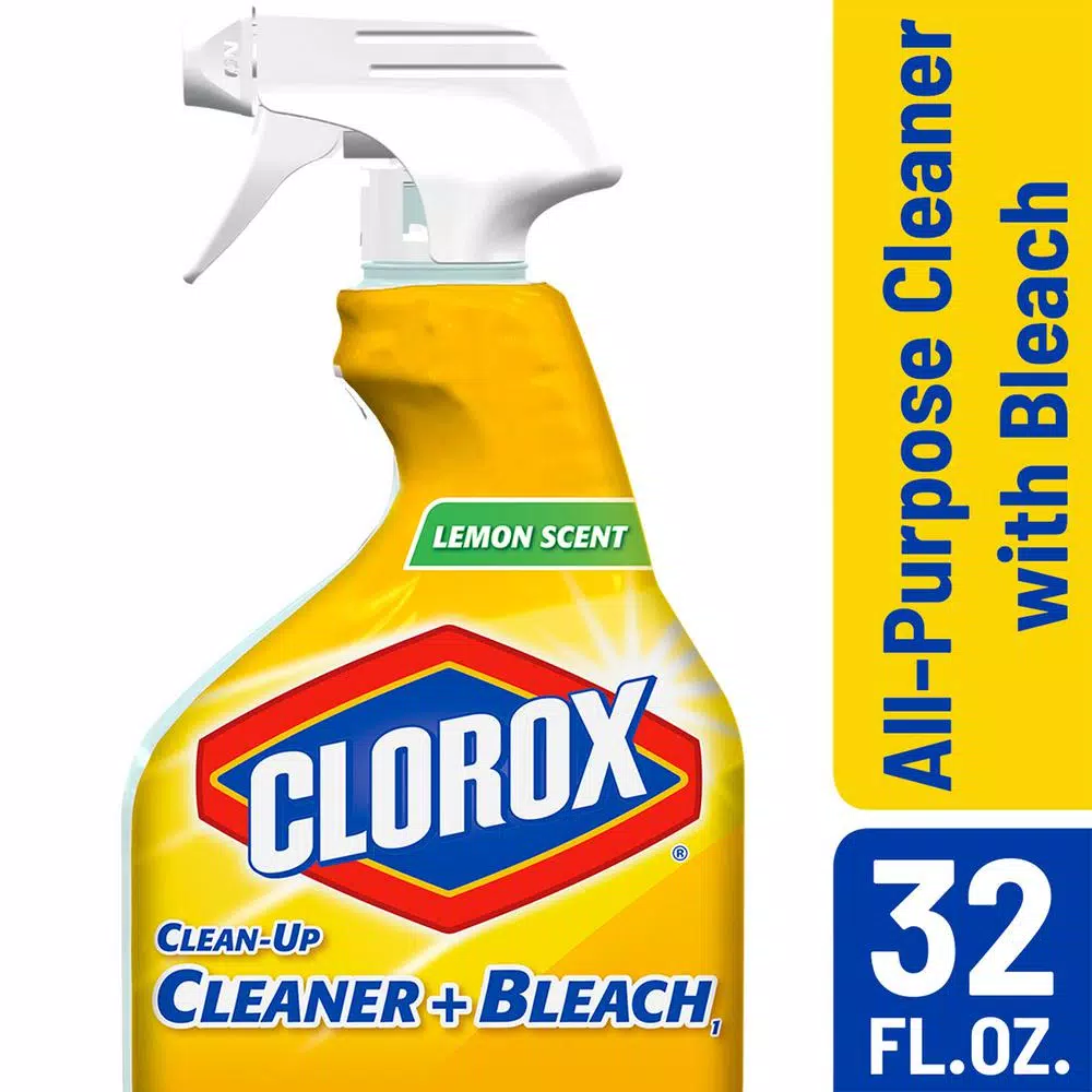 Clorox Clean-Up All Purpose Cleaner with Bleach, Lemon Scent, 32 oz.