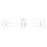 Speakman Vector Double Toilet Paper Holder in Matte Black by Roger Thomas thumbnail 2