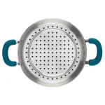 Rachael Ray Create Delicious 3 qt. Hard Anodized Aluminum Nonstick Steamer Set, Gray thumbnail 2