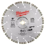Milwaukee 9 in. Diamond Universal Segmented Blade thumbnail 1