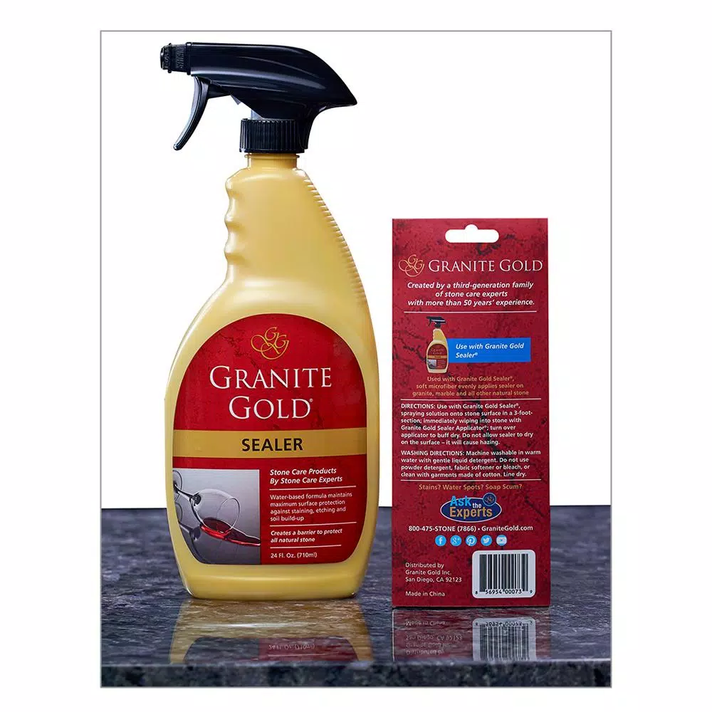 Granite Gold Sealer Applicator Microfiber Cloths, 3-Pack