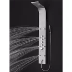 AKDY 65 in. Stainless Steel 8-Jet Rainfall Waterfall Shower Panel System with Handheld Wand thumbnail 3