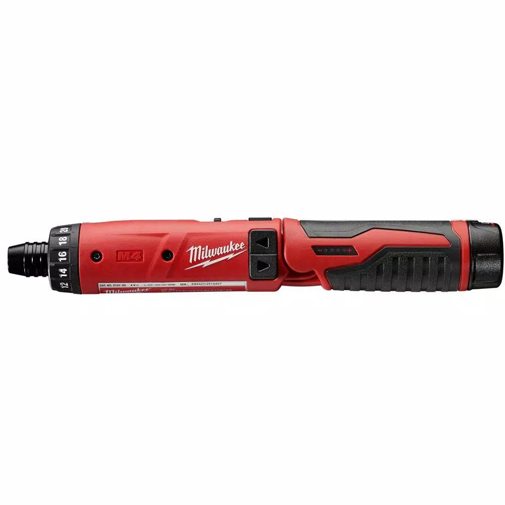 Milwaukee M4 4V Lithium-Ion Cordless 1/4 in. Hex Screwdriver Kit