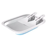 Classic Cuisine Ice Cream Roller Plate Anti Griddle Pan 3-Piece Set thumbnail 2