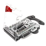 Husky 46-Piece Stubby Ratchet and Socket Set with 1/4 in. and 3/8 in. Dual Drive Ratchet thumbnail 4