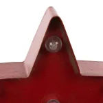 Glitzhome Marquee LED Star Stocking Holder Set of 2 - Metal Holiday Decor thumbnail 4