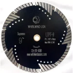 Whirlwind USA 9 in. Turbo Segmented Diamond Saw Blade for Granite, Marble, and Concrete thumbnail 1