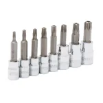 Steelman 8-Piece Tamper-Resistant Star Bit Socket Set, 1/4 in. and 3/8 in. Drive thumbnail 1