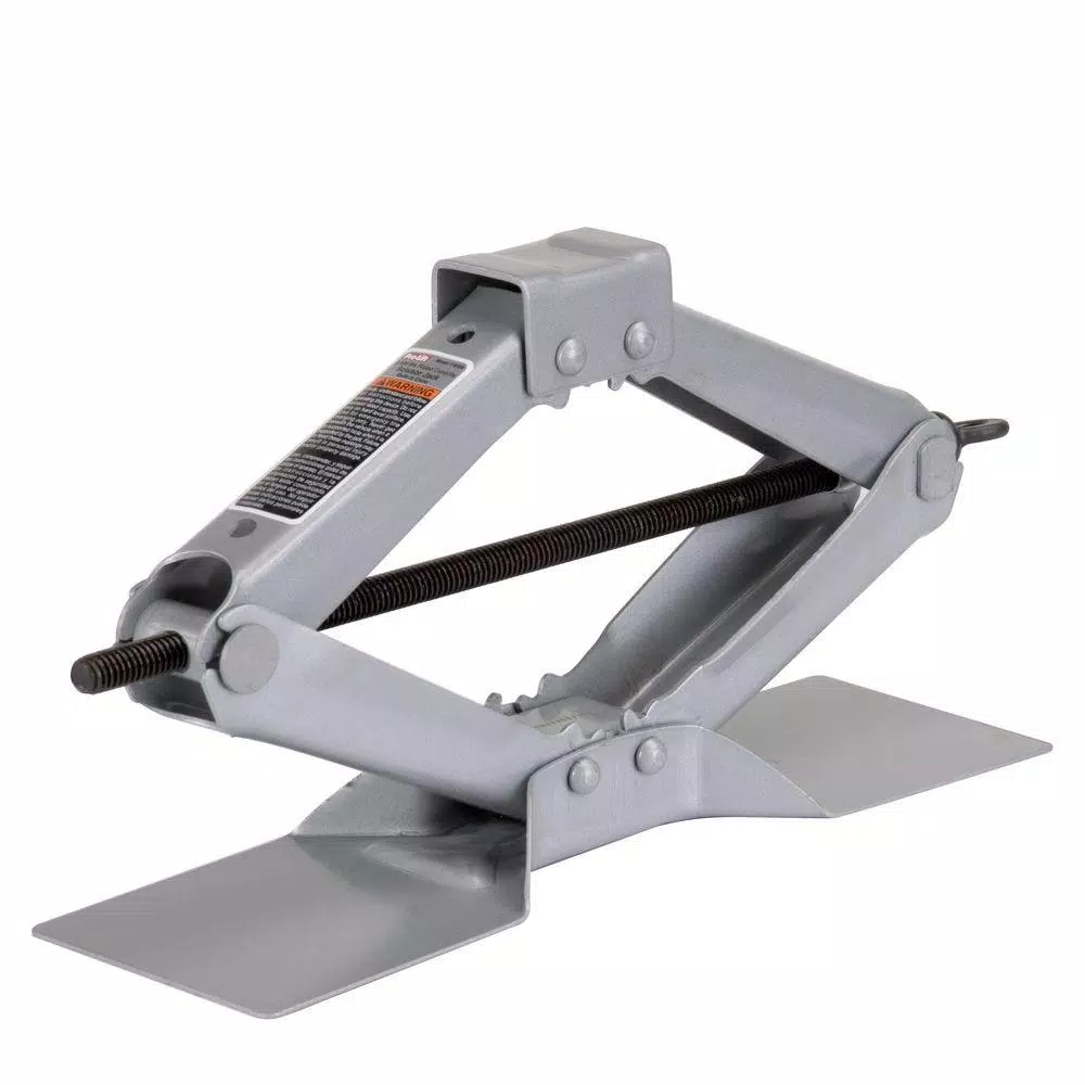 Pro-Lift 1.5 Ton Scissor Jack, 3000 lb Capacity Steel Car Jack with Extra Wide Base