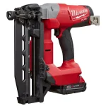 Milwaukee M18 FUEL 16-Gauge Cordless Straight Finish Nailer Kit w/ 2.0 Ah Battery, Charger & Bag thumbnail 4