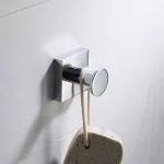 KRAUS Ventus Chrome Bathroom Robe and Towel Hook thumbnail 5