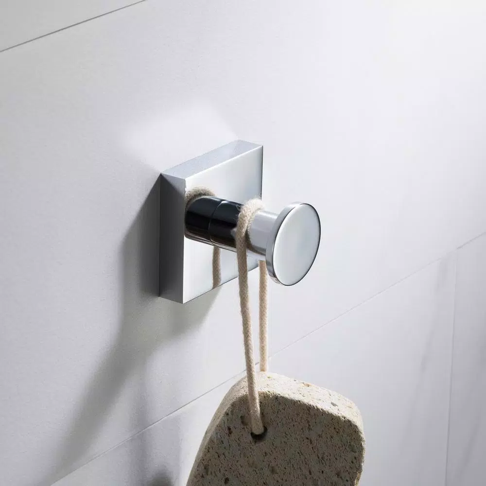 KRAUS Ventus Chrome Bathroom Robe and Towel Hook