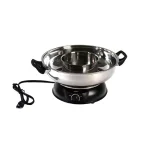 SPT Electric Multi-Cooker Shabu Shabu Hot Pot with 2-Compartment Stainless Steel Bowl thumbnail 3