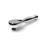 Tekton 1/4 in. Drive x 3 in. Stubby Ratchet, 90-Tooth Ultra-Compact Design thumbnail 1