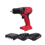 Powerworks 20V Cordless Brushless 3/8 in. Drill/Driver Kit with Two 1.5 Ah Batteries, Charger, and Bag thumbnail 1