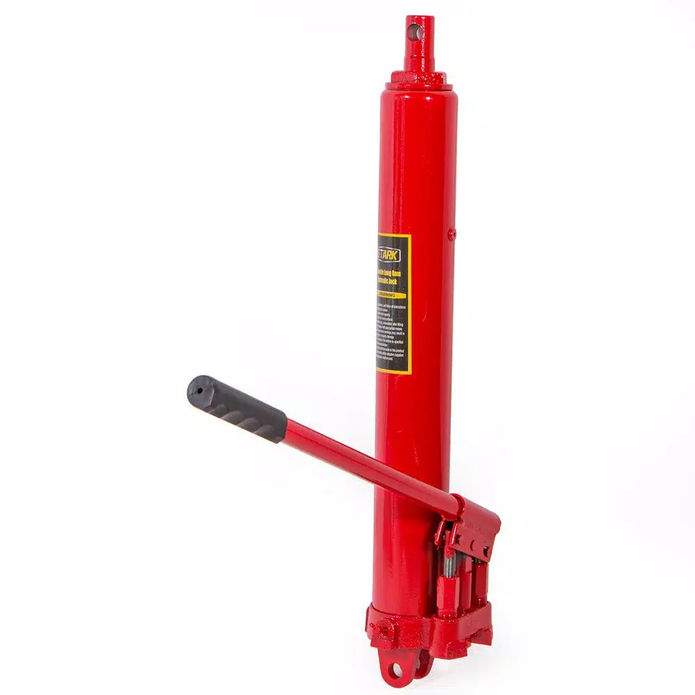 Stark 8-Ton Long Hydraulic Ram Jack Double Pump Engine Hoist Lifter, 16,000 lb Capacity