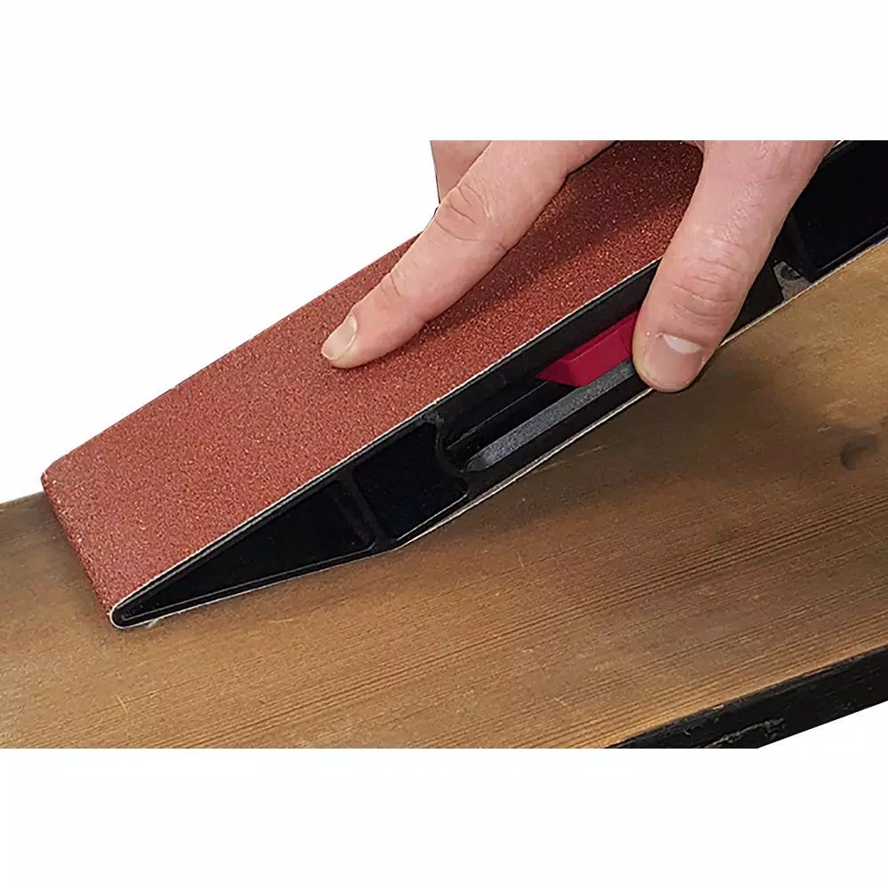 Milescraft SandDevil 3.0 Hand Sander with 80-Grit Cloth-Backed Sanding Belt (3 in. x 21 in.)