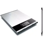 Ozeri Ultra Thin Digital Kitchen Food Scale, Stainless Steel, 11 lb Capacity thumbnail 2