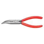 KNIPEX 6-1/4 in. Angled Long Nose Pliers with Cutter, VDE Tested thumbnail 1