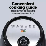 Proctor Silex 1.58 Qt. Black Air Fryer, 900W Compact Countertop Fryer thumbnail 5