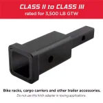 TowSmart Class II to Class III Receiver Adapter - 1-1/4 in Steel Hitch Adapter thumbnail 7