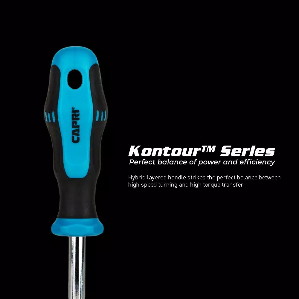Capri Tools Kontour 6-Piece Star Screwdriver Set with Mechanic's Tray