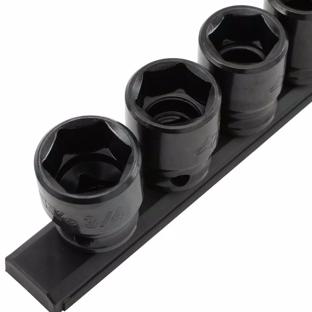 Husky 3/8 in. Drive SAE Impact Socket Set, 9-Piece