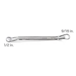 TEKTON 1/2 in. x 9/16 in. 45° Offset Double Box End Wrench thumbnail 2