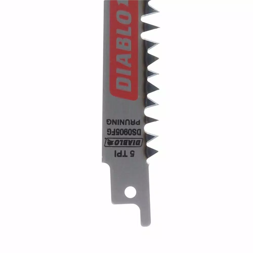 Diablo 9 in. 5 TPI Fleam Ground Pruning Reciprocating Saw Blade