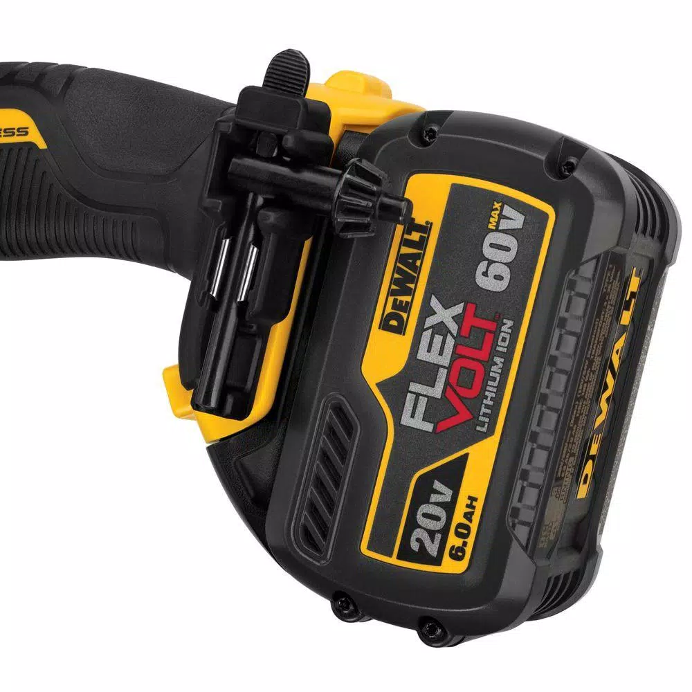 DEWALT 60V MAX FLEXVOLT Brushless 1/2 in. Stud & Joist Drill with E-Clutch & (2) 6.0Ah Batteries