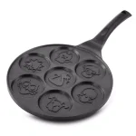 MegaChef Animal Mini Pancake Maker, 7 Design Non-Stick Die-Cast Aluminum Pan thumbnail 1
