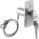 Prime-Line Emergency Garage Door Release Kit, Diecast Metal, Brushed Chrome Finish thumbnail 1