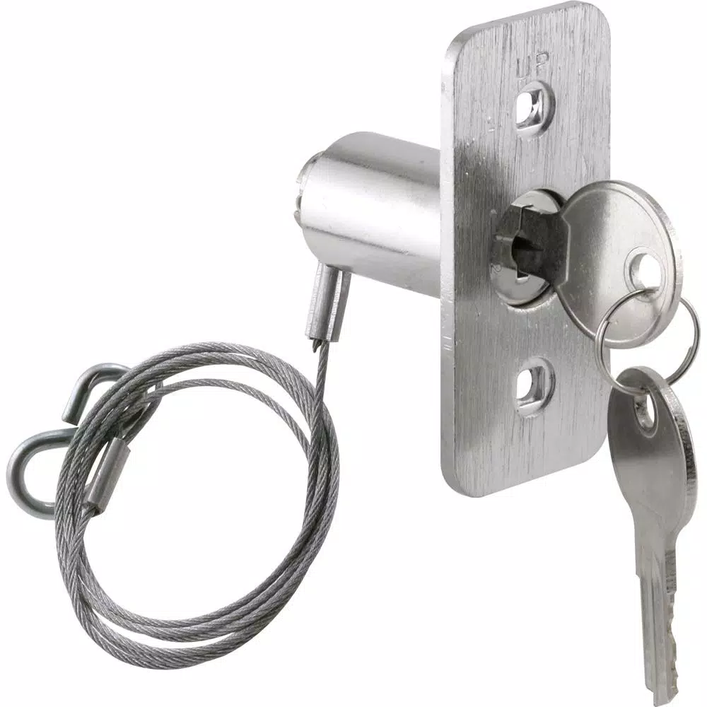 Prime-Line Emergency Garage Door Release Kit, Diecast Metal, Brushed Chrome Finish