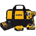 DEWALT 20V MAX XR Brushless 3/8 in. Compact Impact Wrench Kit with (2) 4.0 Ah Batteries & Socket Set thumbnail 3